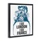 Stupell Industries I See London & France Floating Frame, design by Susan Ball